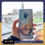 استیکر ژله‌ای با طرح نخل و غروب خوشید و نوشته فارسی «جونم ایرانه» مناسب گوشی مویابل و تبلت