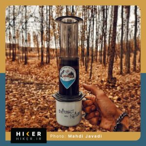 استیکر هایکر روی قهوهساز