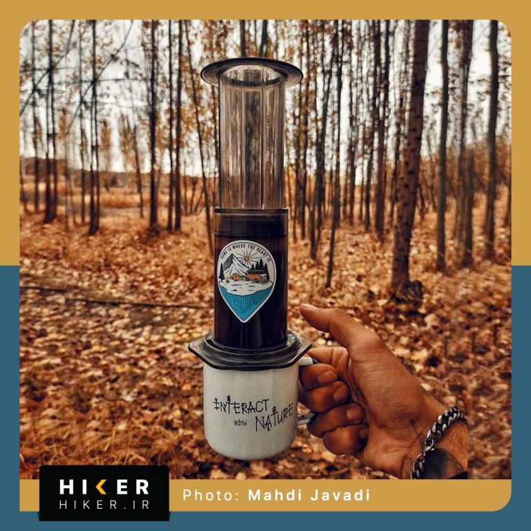 استیکر هایکر روی قهوه‌ساز