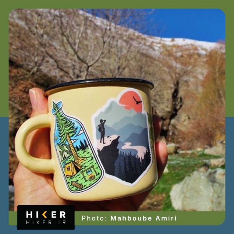 استیکر هایکر روی ماگ