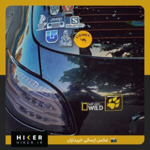 استیکر ژله‌ای National Geogeraphic Wild مناسب ماشین