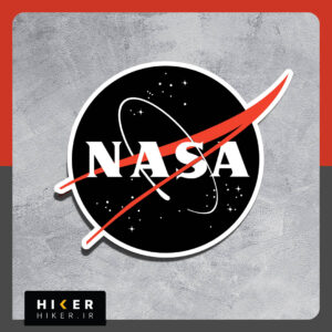 استیکر ۰۵۷۵ (NASA black logo)