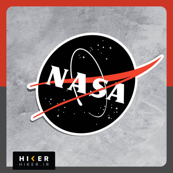 استیکر ۰۵۷۵ (NASA black logo)