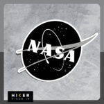 استیکر ۰۵۷۶ (NASA black logo)