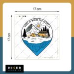 استیکر ۰۷۵۱ سایز ۱۷ سانتی‌متر (خونه جائیه که قلبت اونجاست) - Image 3