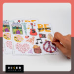 استیکر شیت ضد آب و با کیفیت با موضوع یوگا، سفر، عکاسی و انگیزشی