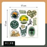 شیت استیکر موبایل با موضوع طبیعت‌گردی، حفاظت از محیط‌زیست و حیات‌وحش سایز ۱۷ در ۱۷ سانتی‌متر