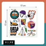 شیت استیکر با تم صخره‌نوردی با سایز ۱۷ سانتی‌متر