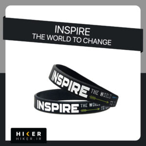 دستبند سیلیکونی INSPIRE THE WORLD TO CHANGE (0433)